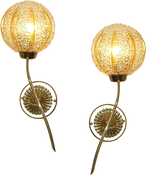 Barovier 1950s Delightful Pair Of Textured Murano Glass - Earrings (600x600), Png Download
