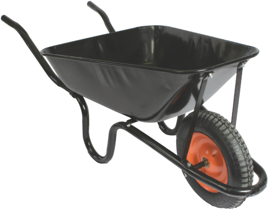 Concrete-wheelbarrow - Girica Para Construção Civil (600x600), Png Download