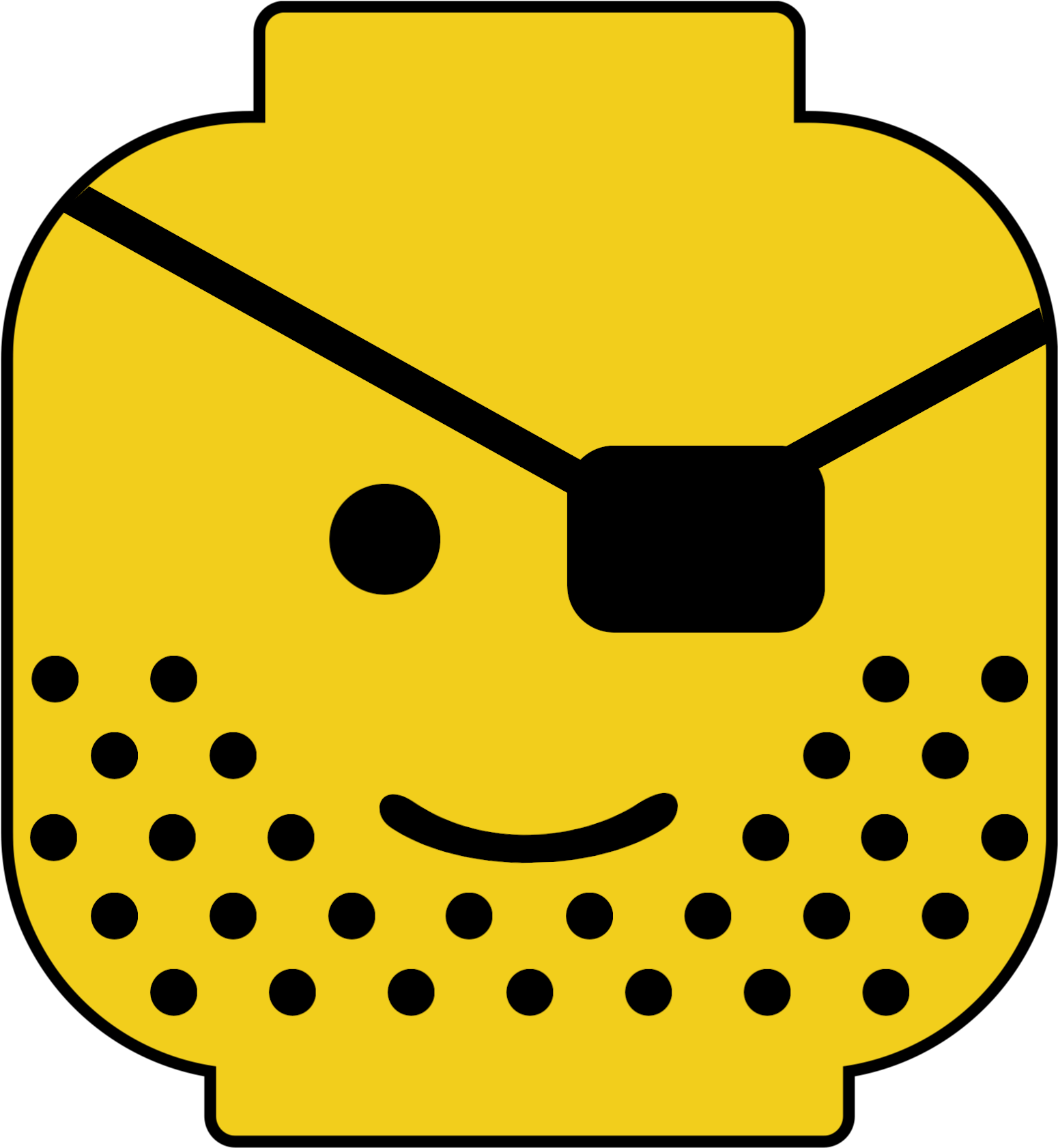 It Would Be Fun To Have All The Kids Draw Their Own - Lego Head Png (1736x1736), Png Download
