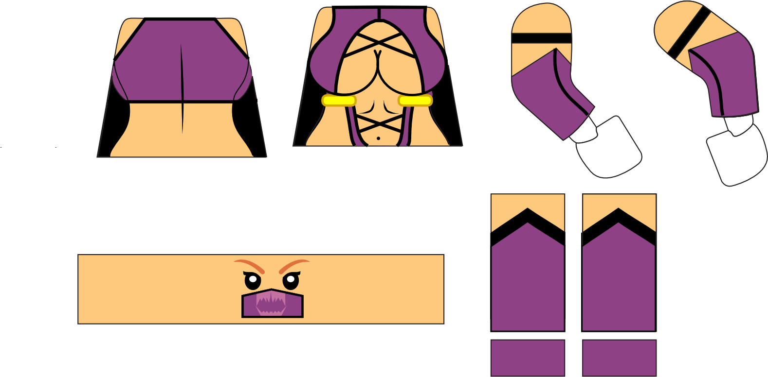 Lego Supergirl Face Decals Download - Mortal Kombat Lego Decals (1577x789), Png Download