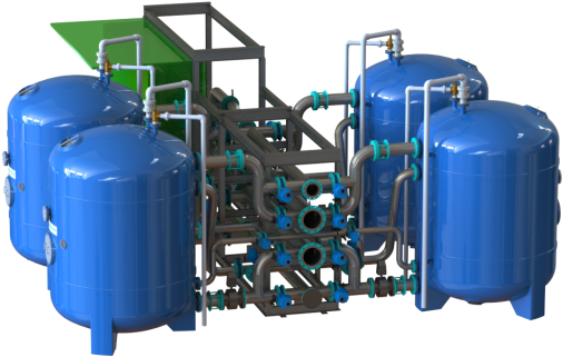 Fc 4v2340 Vessel Configuration To Be Installed At Brockhampton - Machine (1024x478), Png Download