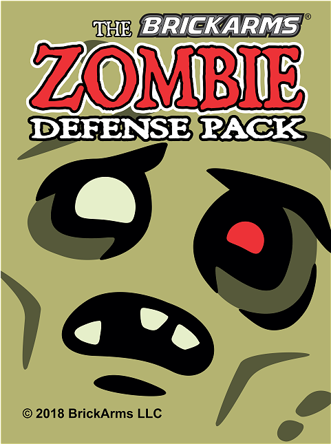 Shop By Brand - Brickarms Zombie Defense Pack 2018 (700x644), Png Download
