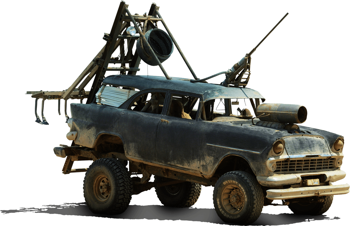 Converted Car - Mad Max Fury Road Png (1600x1100), Png Download