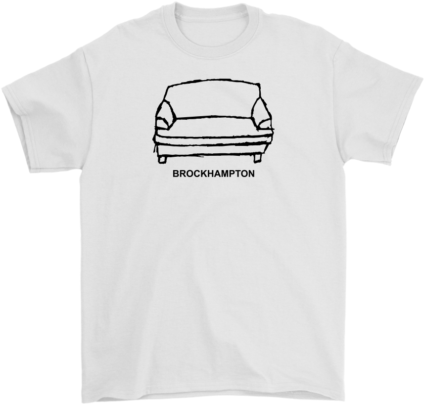 Brockhampton Couch T-shirt - Aesthetic White Kids (1024x1024), Png Download