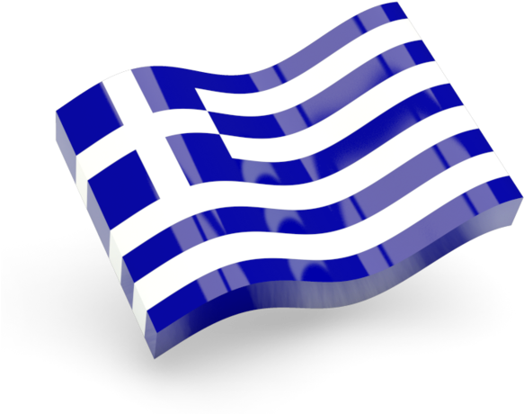 Illustration Of Flag Of Greece - Greek Flag 3d Png (640x480), Png Download