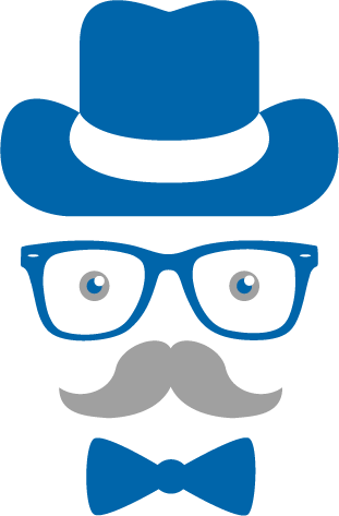 Gafas Y Mostachos - Happy Easter With Glasses (311x473), Png Download