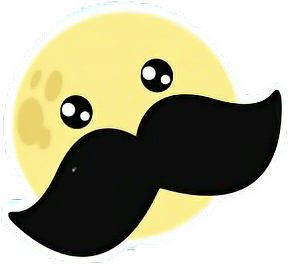 Emotions Emoticones Mostacho Amarillo Freetoedit - Amarillo (572x524), Png Download