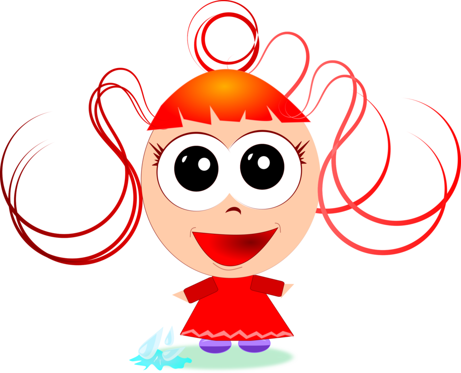 Drawing Download Child Cartoon Computer Icons - Desenho Menina Com Olhos Grandes Png (420x340), Png Download