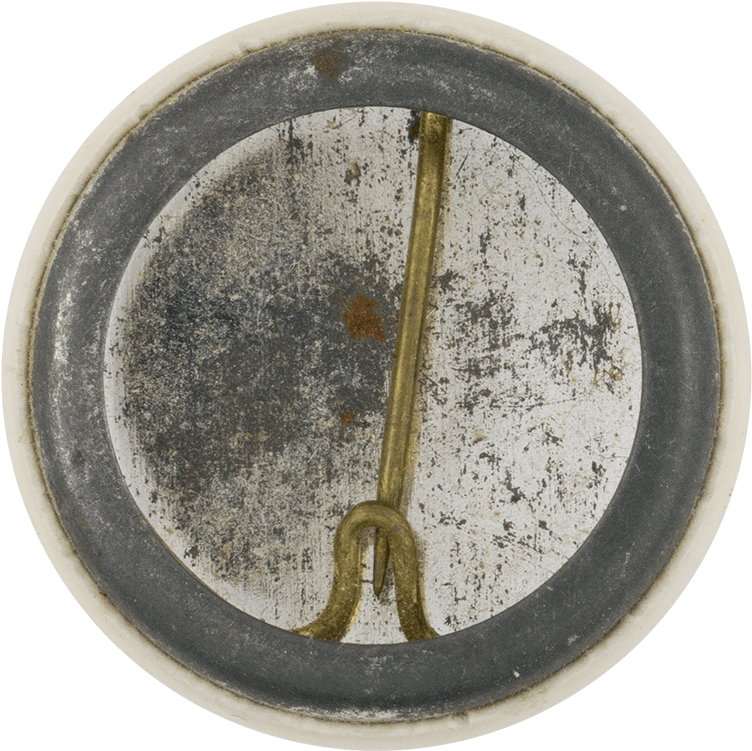 American And Greek Flags Button Back Art Button Museum - Wall Clock (1000x899), Png Download