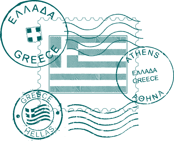 Greek Flag - Diagram (594x482), Png Download