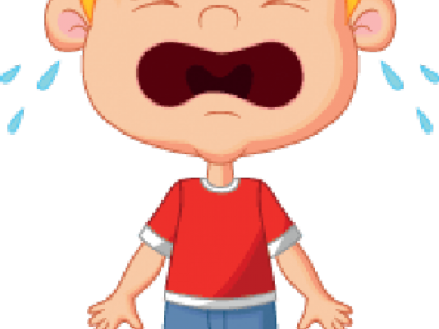 Crying Clipart No Cry - Kids Crying Clip Art (640x480), Png Download