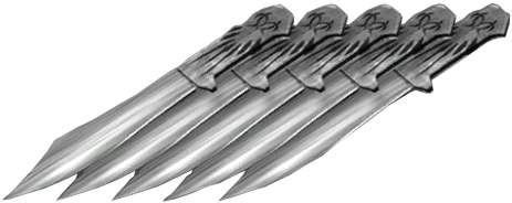Throwing Knives - Assassin's Creed Knives (497x248), Png Download