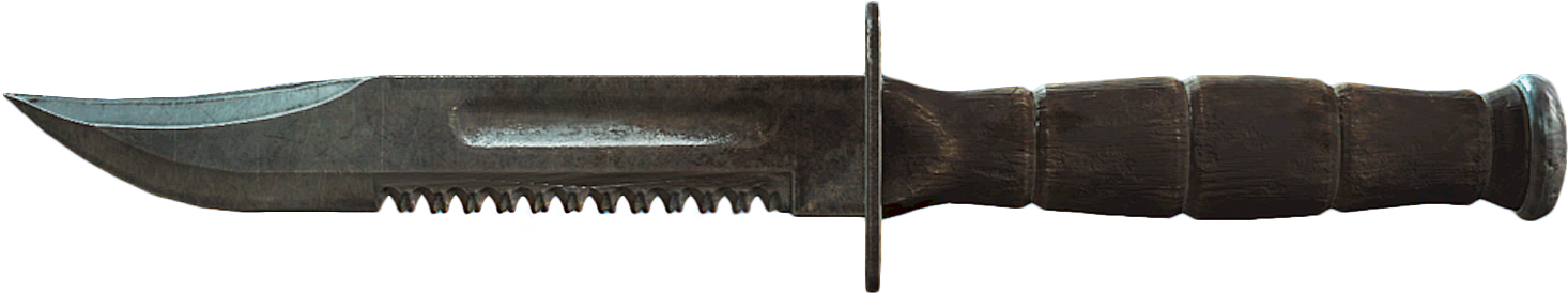 Fo4 Serrated Combat Knife - Serrated Combat Knife Fallout 4 (1586x444), Png Download