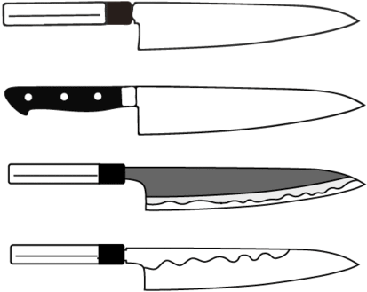 Gyuto - Chef's Knife (480x480), Png Download