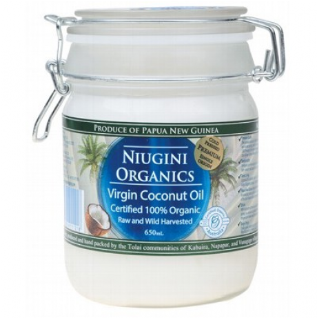 Niugini Organics Virgin Coconut Oil - Niugini Organics Raw Virgin Coconut Oil 1ltr (736x460), Png Download