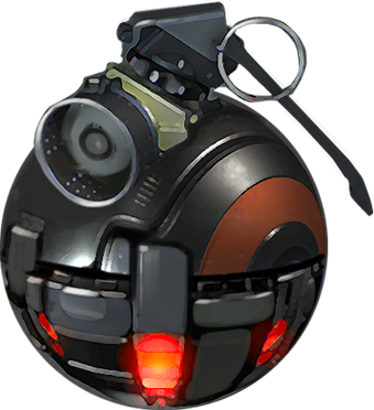 More Basic Equipment 0001 Smoke Grenade (339x372), Png Download