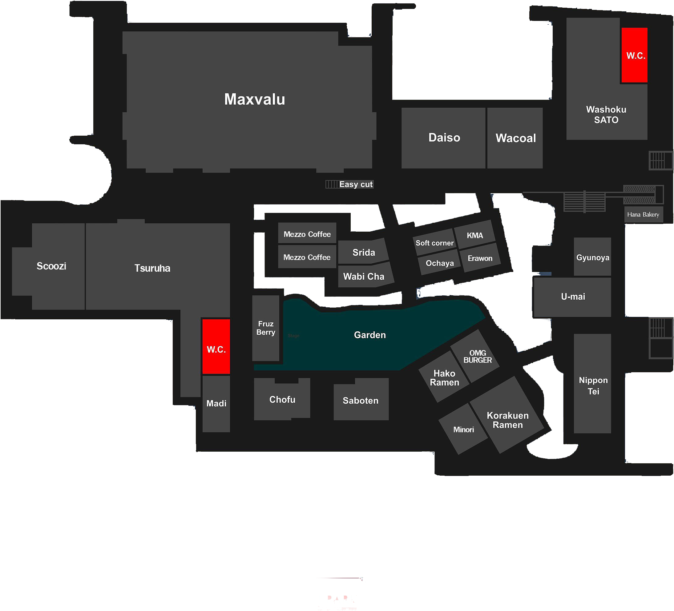 อาหารและเครื่องดื่ม - J Park Plan (3330x2500), Png Download