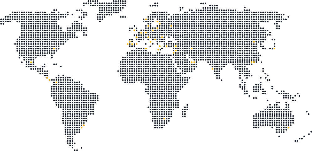 Indaux In The World - Vector Plain World Map (1000x500), Png Download