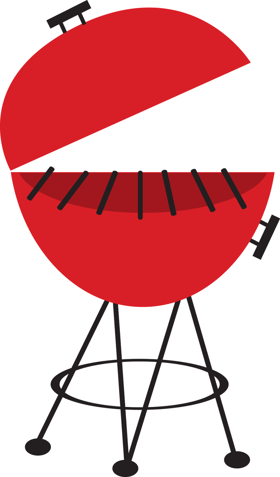 Backyard Barbecue Clipart - Bbq Picnic Clip Art (900x1532), Png Download