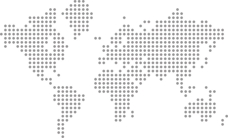 Contacto - World Map Dotted Png (800x484), Png Download