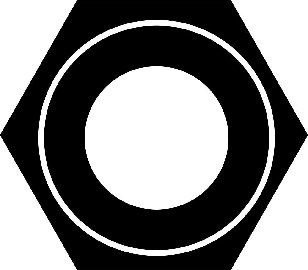Hexagonal Nut Tool Comments - Circle (980x862), Png Download