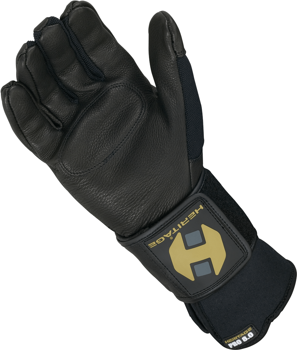 0 Bull Riding Glove Black - Rodeo Hard Heritage Pro 8.0 Bull Riding Glove (black) (1200x1200), Png Download