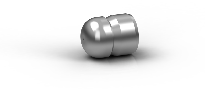 10-15k Button Tip Flex Lance Nozzle - Titanium Ring (800x400), Png Download