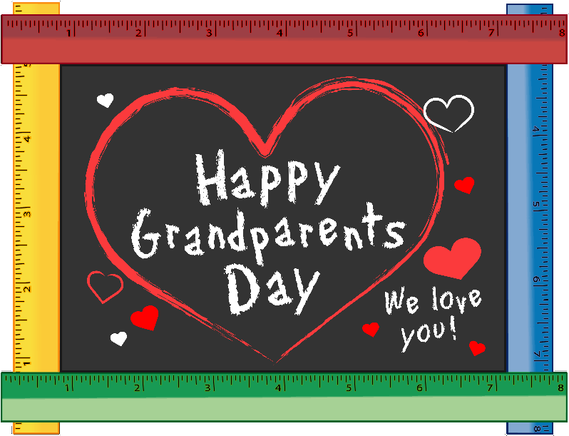 Grangparents Day Poland - National Grandparents Day (1200x628), Png Download