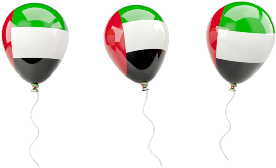 Illustration Of Flag Of United Arab Emirates - South African Flag Balloon (640x480), Png Download