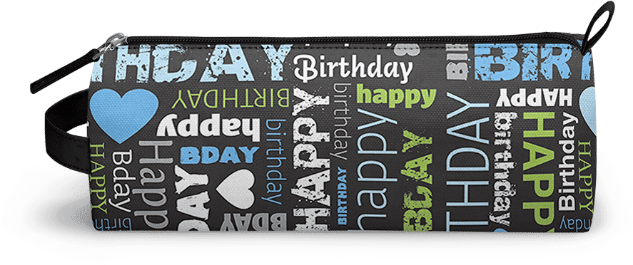 Dailyobjects Happy Birthday Type Elemental Pouch Buy - New Era Pinstripe Bowl (900x903), Png Download
