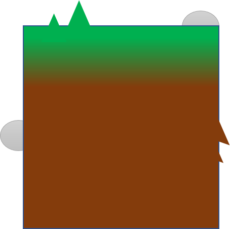 Grass Block Body (454x452), Png Download