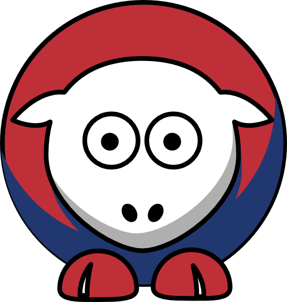 Sheep Montreal Canadiens Team Colors Svg Clip Arts (564x594), Png Download