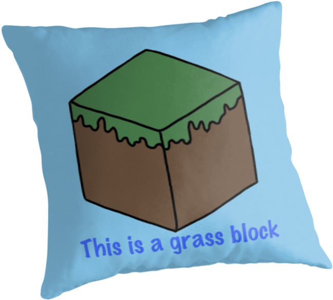 Minecraft Grass Block Design - Thomas (875x875), Png Download