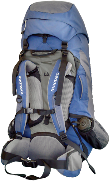 Convertable Travel Backpack - Travel Backpack Png (363x600), Png Download