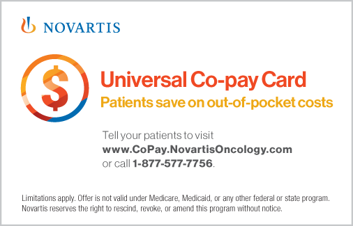 Novartis Oncology Universal Co-pay Card - Safe To Tell (506x325), Png Download