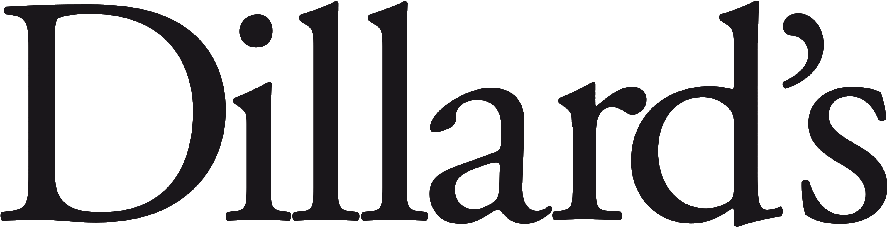 Dillard's Logo & Logotype - Dillard's Logo (3080x850), Png Download