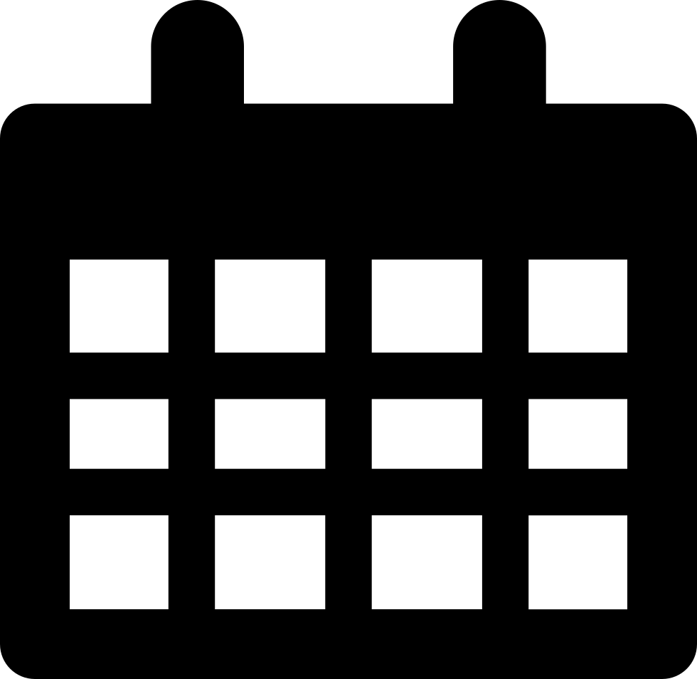 Clipart Resolution 980*954 - Calendario Silueta (980x954), Png Download