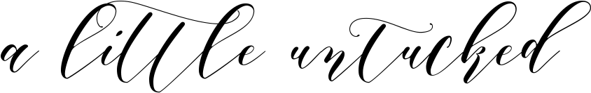 Alittleuntucked - Light (1120x300), Png Download