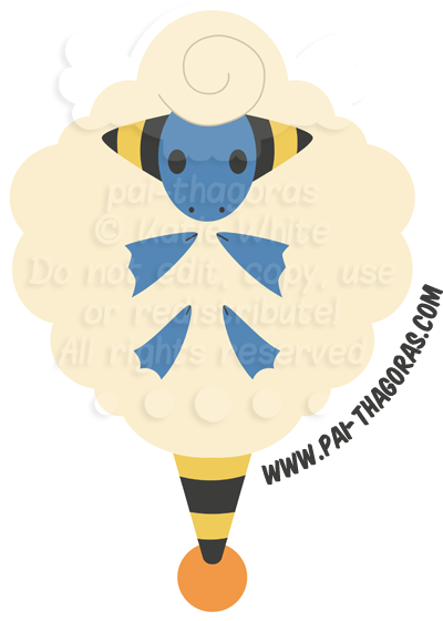 Mareep [mareep, Pokemon] - Father (450x600), Png Download