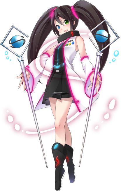 Sega Saturn Kaden Shoujo - Sega Saturn Sega Hard Girls (415x658), Png Download