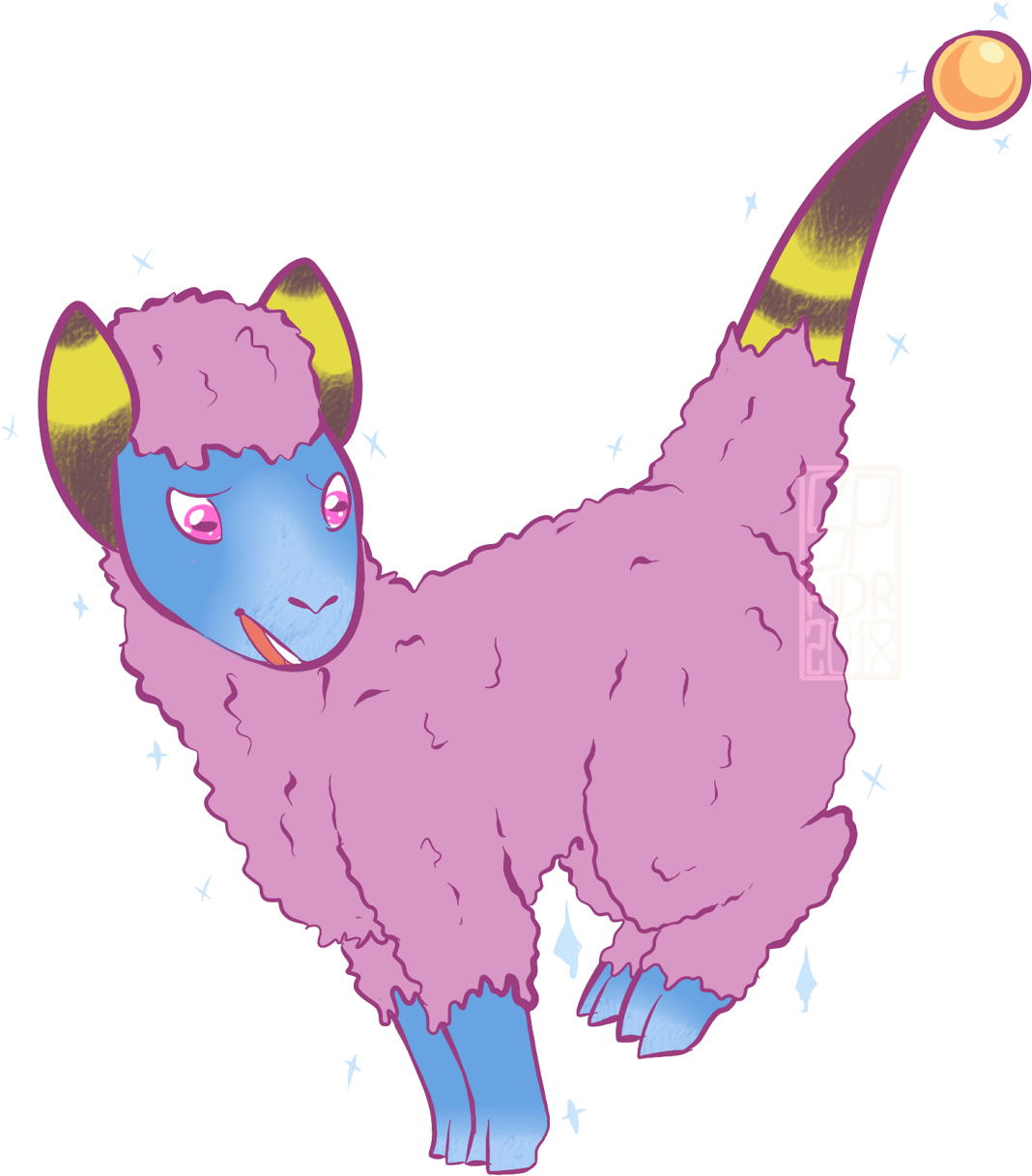 This Past Sunday Was The Mareep Pokemon Go - Cartoon (1080x1248), Png Download