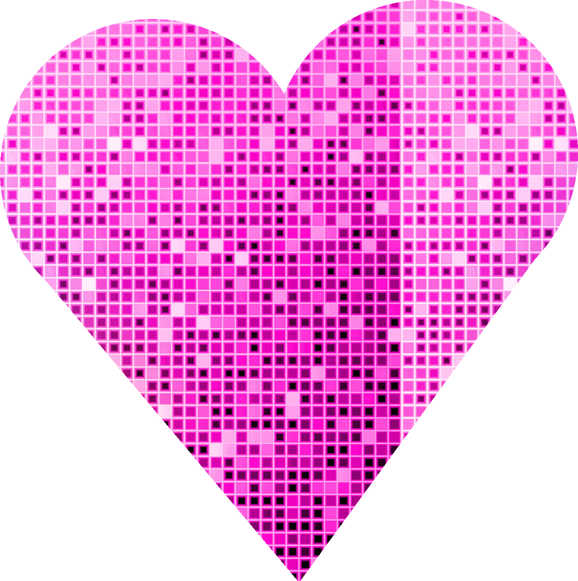 Download Disco Hearts Here - Disco Heart (1154x1160), Png Download