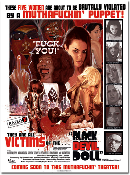Black Devil Doll - Film Black Devil Doll (556x570), Png Download