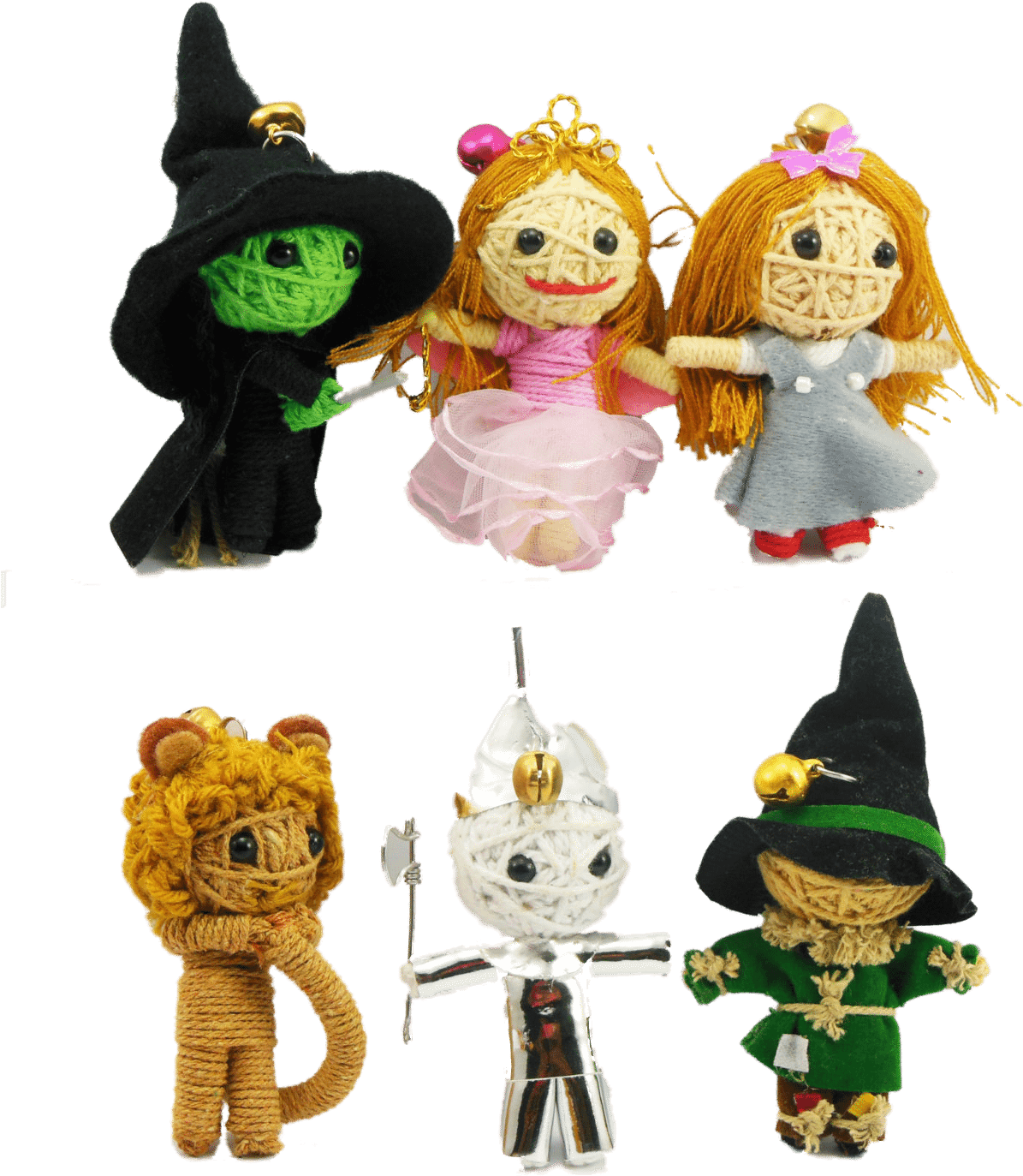 Wizard Of Oz Set Of Six - Doll (1306x1500), Png Download