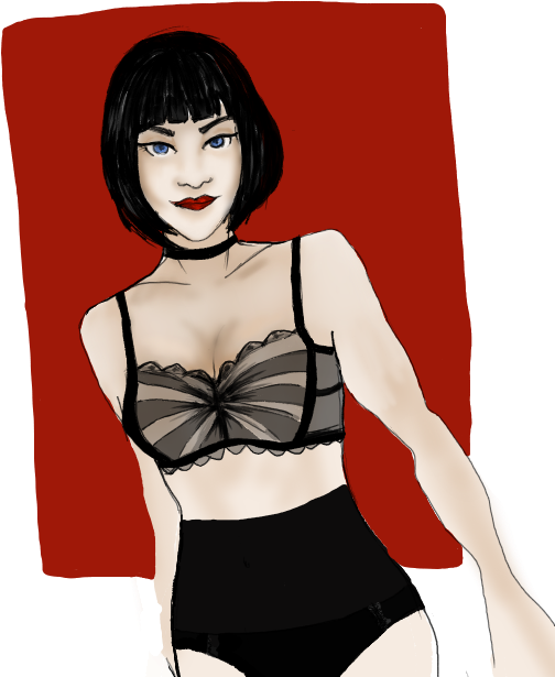 Dark Betty By Sacredcows On Deviantart - Dark Betty Riverdale Fanart (540x642), Png Download