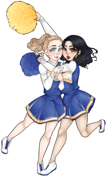 Fanart And Riverdale Image - Betty And Veronica Fanart (500x707), Png Download