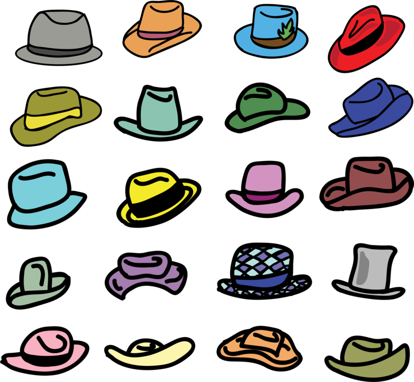 Cowboy Hat Party Hat Top Hat Baseball Cap - Hat Day Clip Art (813x750), Png Download
