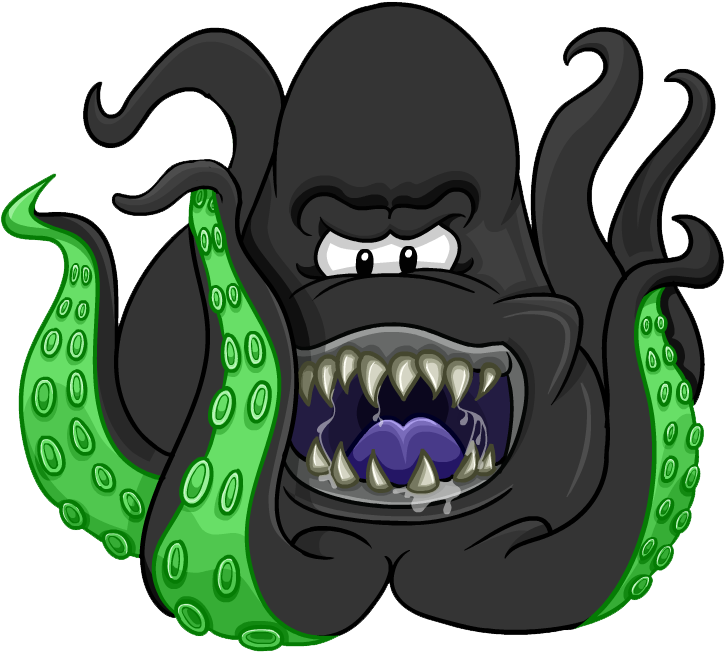 Space Squid Costume Clothing Icon Id 4790 - Club Penguin Creepy (738x660), Png Download