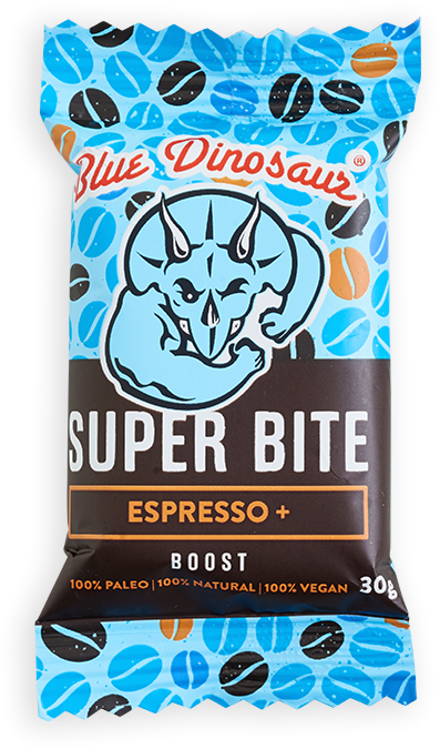 Espresso 18 Bites - Blue Dinosaur Super Bite Himalayan Choc Plus 30g (700x900), Png Download