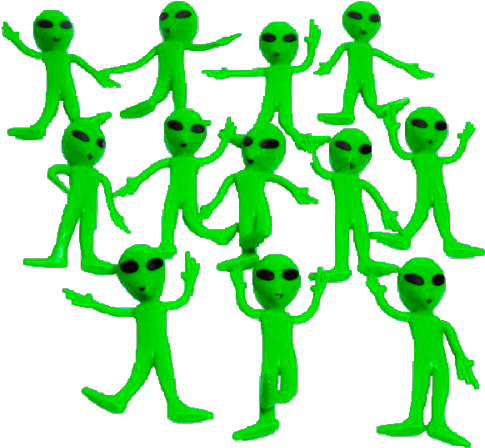 Transparent Alien - Unidentified Flying Object (500x500), Png Download